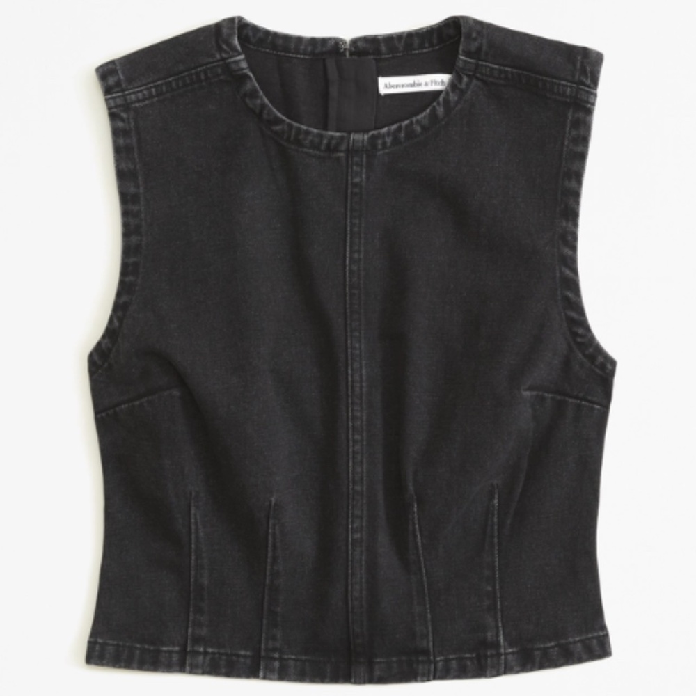 Denim Shell Top
